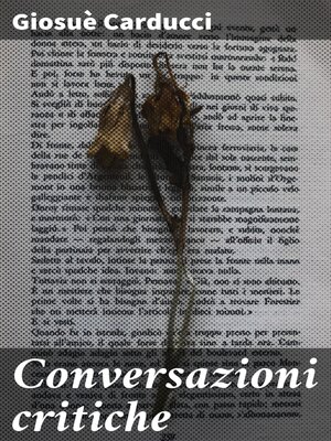 cover image of Conversazioni critiche